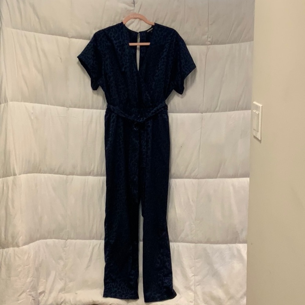 Express Deep Blue Jumpsuit